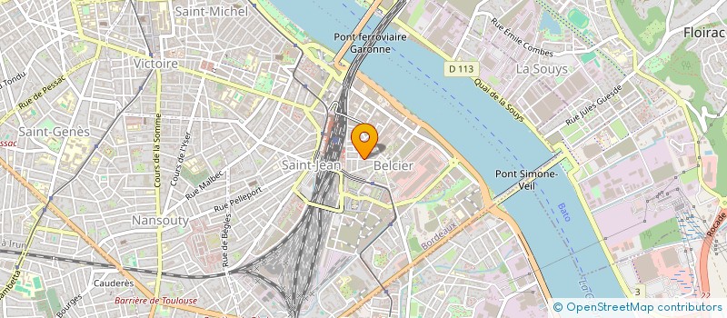 localisation de l'entreprise LVM TRANSPORT à BORDEAUX