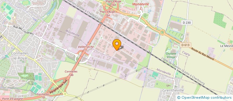 localisation de l'entreprise LVM2021  MONDEVILLE