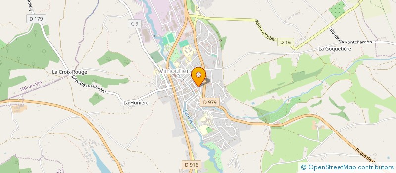 localisation de l'entreprise LVM2P à VIMOUTIERS