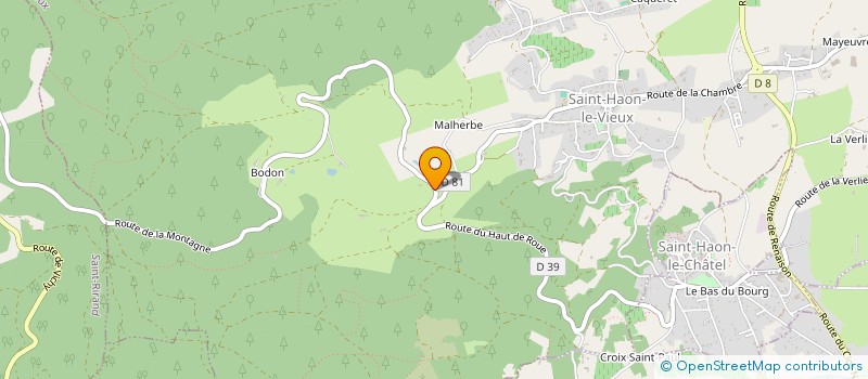 localisation de l'entreprise LVMA 18  SAINT-HAON-LE-VIEUX