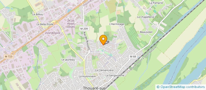 localisation de l'entreprise LVMA  THOUARE-SUR-LOIRE
