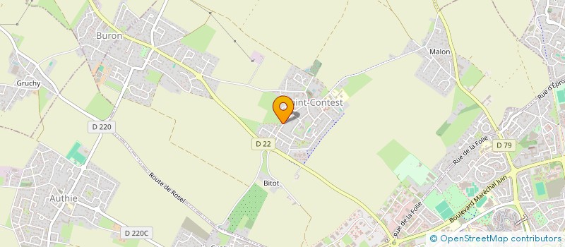 localisation de l'entreprise LVMA  SAINT-CONTEST