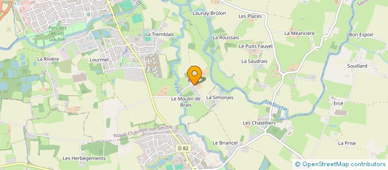 localisation de l'entreprise LVMA INVEST à NOYAL-CHATILLON-SUR-SEICHE