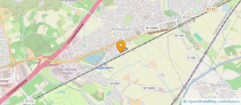 localisation de l'entreprise LVMAD à BAILLARGUES