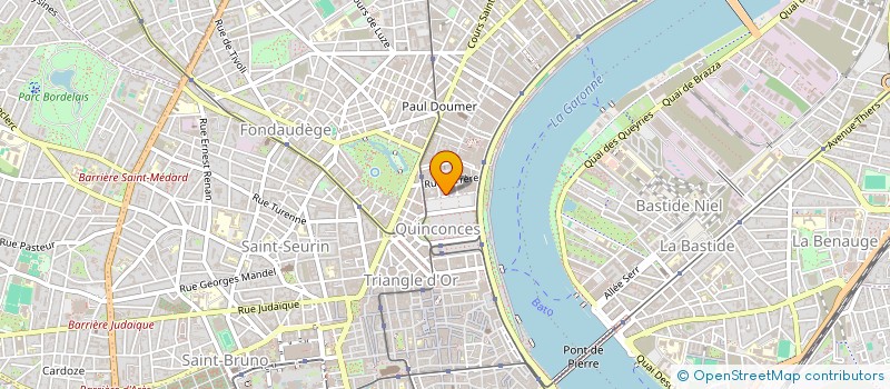 localisation de l'entreprise LVMAVILLA QUINCONCES  BORDEAUX