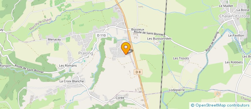 localisation de l'entreprise LVMC  PRALONG