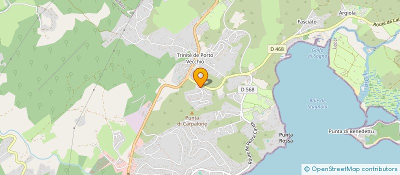 localisation de l'entreprise LVMG à PORTO-VECCHIO