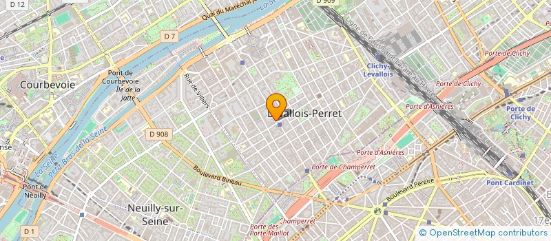 localisation de l'entreprise LVMH FRAGRANCE BRANDS à LEVALLOIS-PERRET
