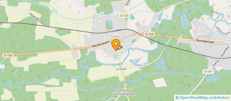 localisation de l'entreprise LVMJ  SELLES-SAINT-DENIS