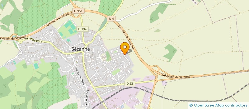 localisation de l'entreprise LVMJ à SEZANNE