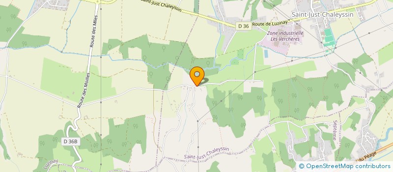localisation de l'entreprise LVML à SAINT-JUST-CHALEYSSIN
