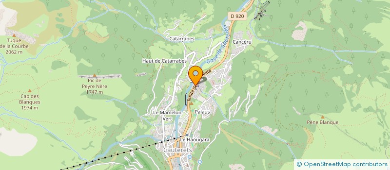 localisation de l'entreprise LVML  CAUTERETS