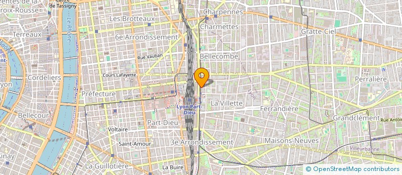 localisation de l'entreprise LVMO  LYON