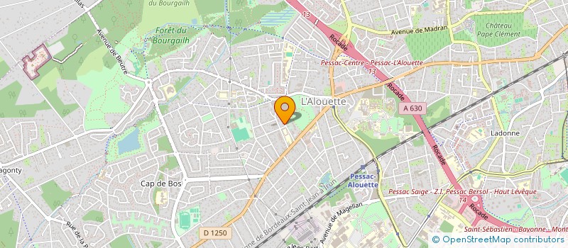 localisation de l'entreprise LVMP à PESSAC
