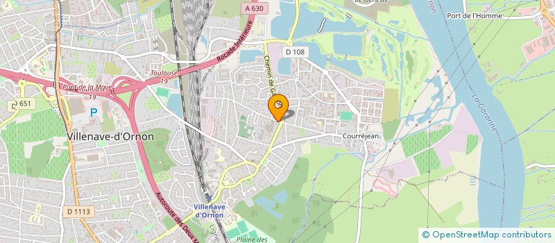 localisation de l'entreprise LVMP  VILLENAVE-D'ORNON