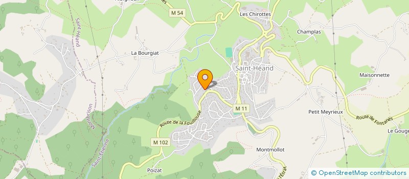 localisation de l'entreprise LVMP HOLDING  SAINT-HEAND