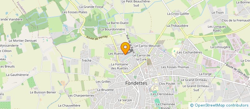 localisation de l'entreprise LVMR  FONDETTES