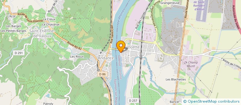 localisation de l'entreprise LVMR  ANDANCETTE