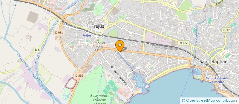 localisation de l'entreprise LVMS à FREJUS