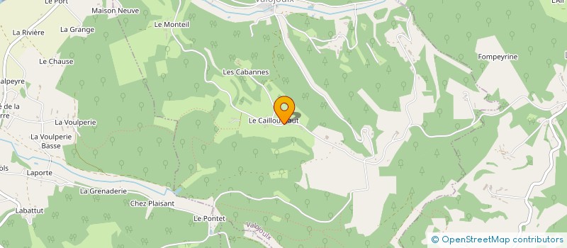 localisation de l'entreprise LVMS  VALOJOULX