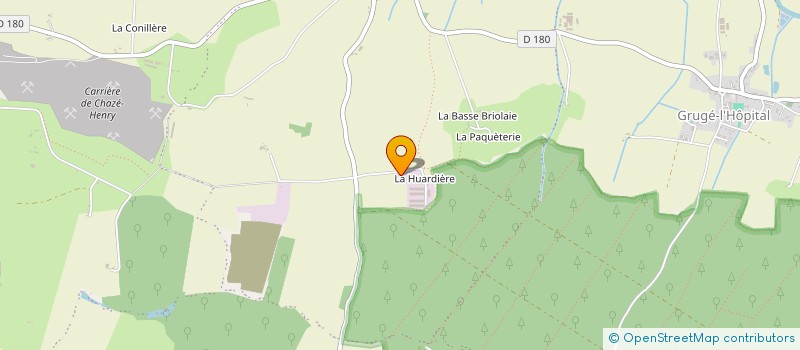 localisation de l'entreprise LVMT HERITAGE  OMBREE D'ANJOU