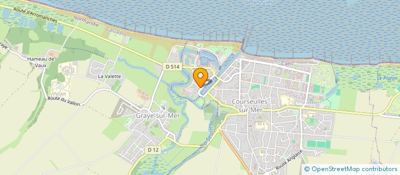 localisation de l'entreprise LVMV  COURSEULLES-SUR-MER