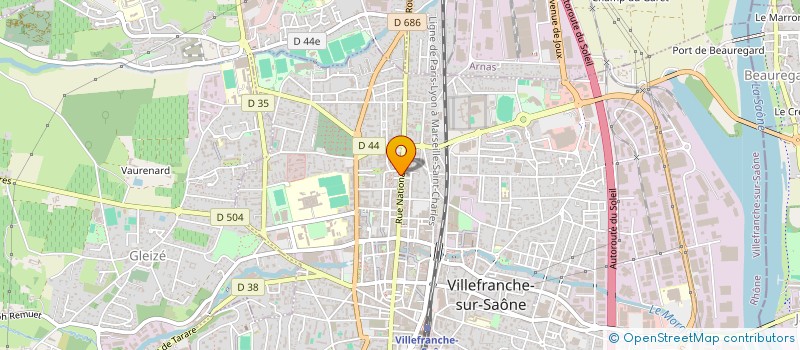 localisation de l'entreprise LVN VILLEFRANCHE à VILLEFRANCHE-SUR-SAONE