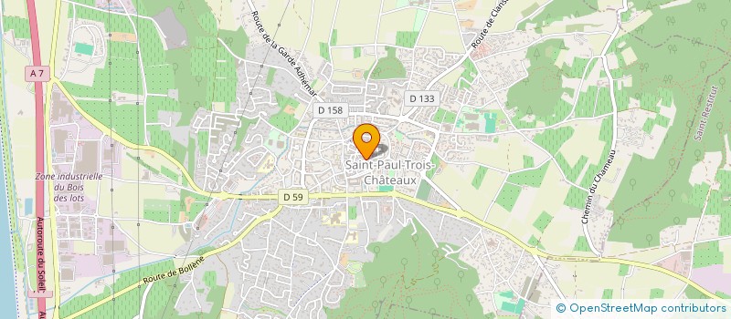 localisation de l'entreprise LVNF NUCLEAR & LOGISTIC CONSULTING à SAINT-PAUL-TROIS-CHATEAUX