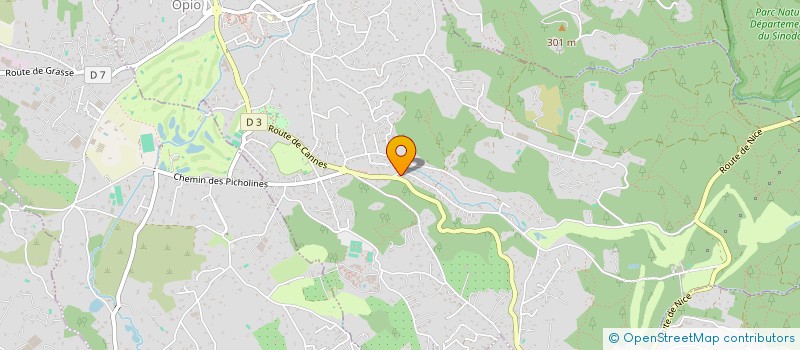 localisation de l'entreprise LVNOV à OPIO