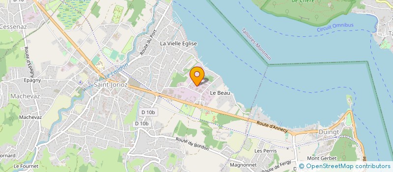 localisation de l'entreprise LVO à SAINT-JORIOZ