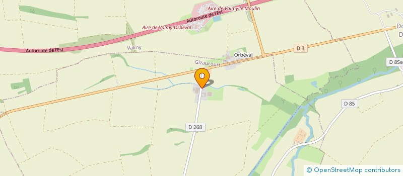 localisation de l'entreprise LVO AGRI  GIZAUCOURT