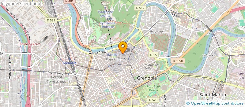 localisation de l'entreprise LVP à GRENOBLE