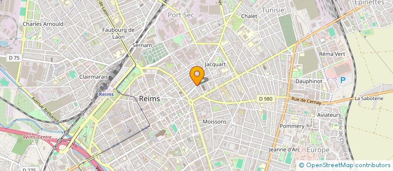 localisation de l'entreprise LVP  REIMS