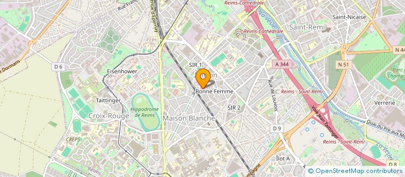 localisation de l'entreprise LVP PRO  REIMS