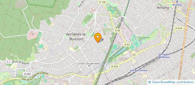 localisation de l'entreprise LVP VENDOME à VERRIERES-LE-BUISSON