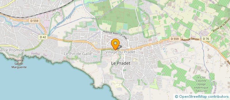 localisation de l'entreprise LVPO IMMOBILIER à LE PRADET