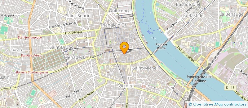 localisation de l'entreprise LVPR33  BORDEAUX