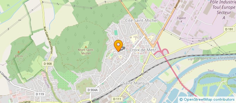 localisation de l'entreprise LVQ-MGN  TOUL