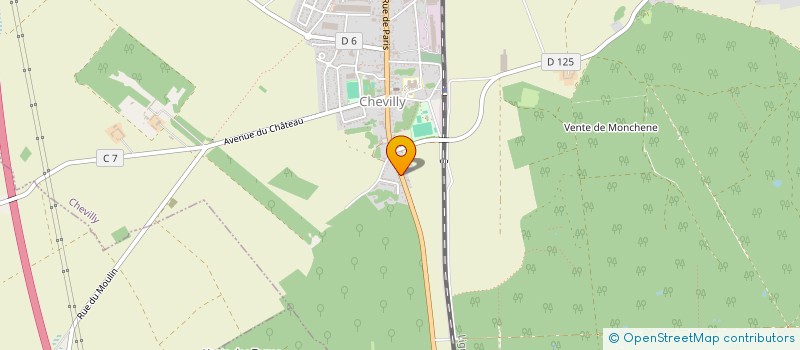 localisation de l'entreprise LVQC à CHEVILLY
