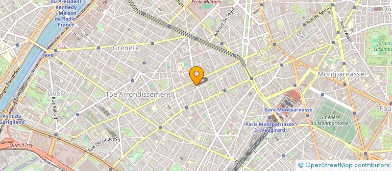 localisation de l'entreprise LVQP5 - CAMBRONNE à PARIS