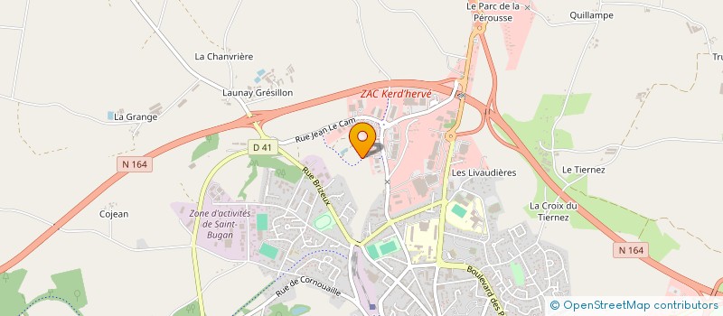 localisation de l'entreprise LVR à LOUDEAC