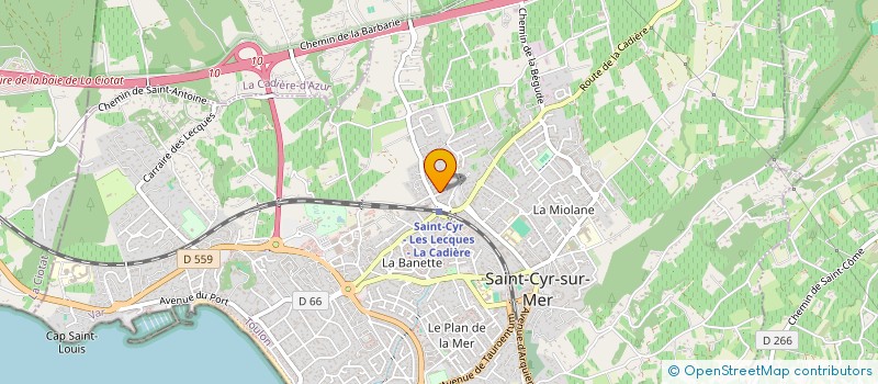 localisation de l'entreprise LVR à SAINT-CYR-SUR-MER