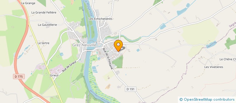 localisation de l'entreprise LVR IMMOBILIER à GREZ-NEUVILLE
