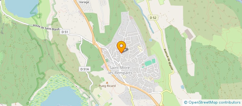 localisation de l'entreprise LVR TP  SAINT-MITRE-LES-REMPARTS
