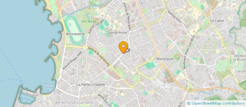 localisation de l'entreprise LVRA INTERNATIONAL à MARSEILLE