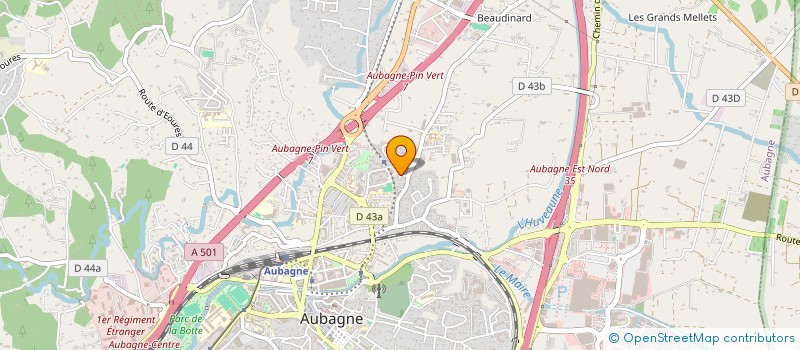 localisation de l'entreprise LVRGRG à AUBAGNE