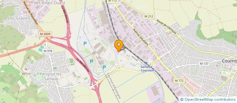 localisation de l'entreprise LVRH RECRUTEMENT  COURNON-D'AUVERGNE