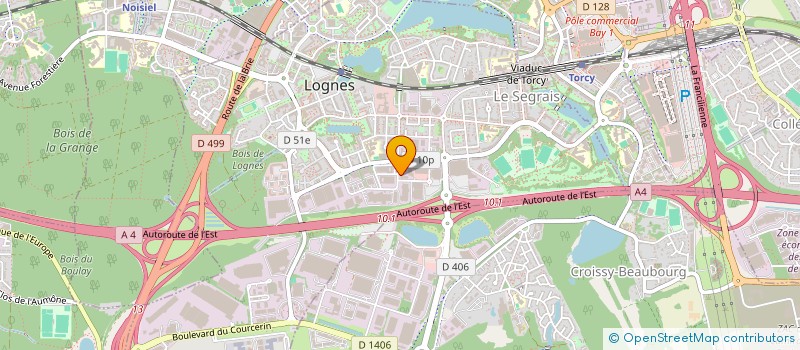 localisation de l'entreprise LVRMJR à LOGNES