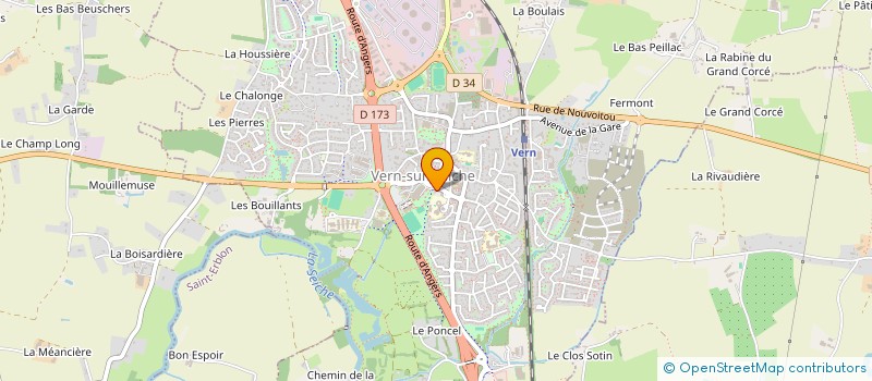 localisation de l'entreprise LVRP  VERN-SUR-SEICHE