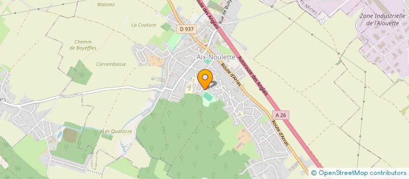 localisation de l'entreprise LVS  AIX-NOULETTE